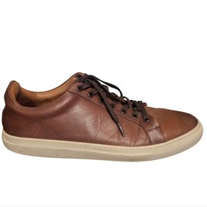 Thursday Everyday Sneakers Mens Shoes Coffee Leather Low Top Handmade 12.5